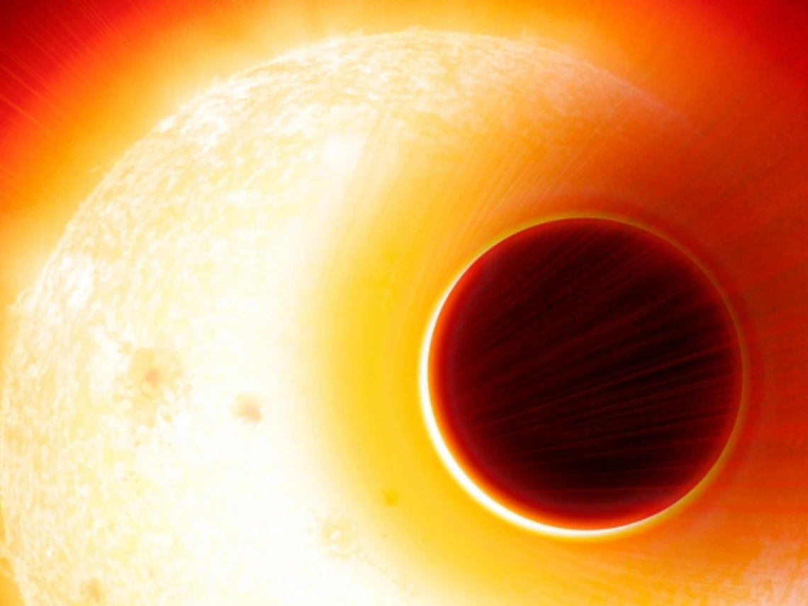 Artist’s impression of exoplanet HAT-P-11b